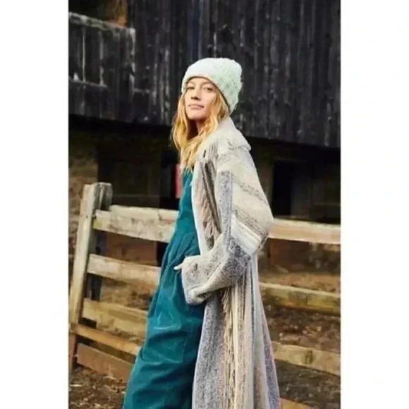 NWT Free People Desert Fringe Coat XS/S - Picture 3 of 5